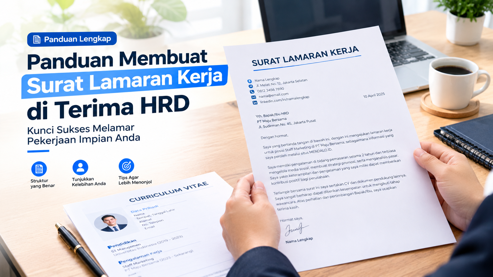 Panduan Membuat Surat Lamaran Kerja di Terima HRD